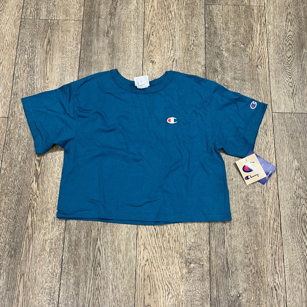 Women Cropped Brand New Champion Tee